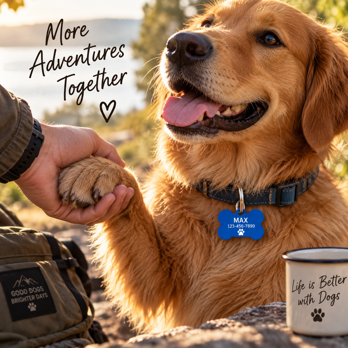 🐾 CUSTOM ENGRAVED PET TAG